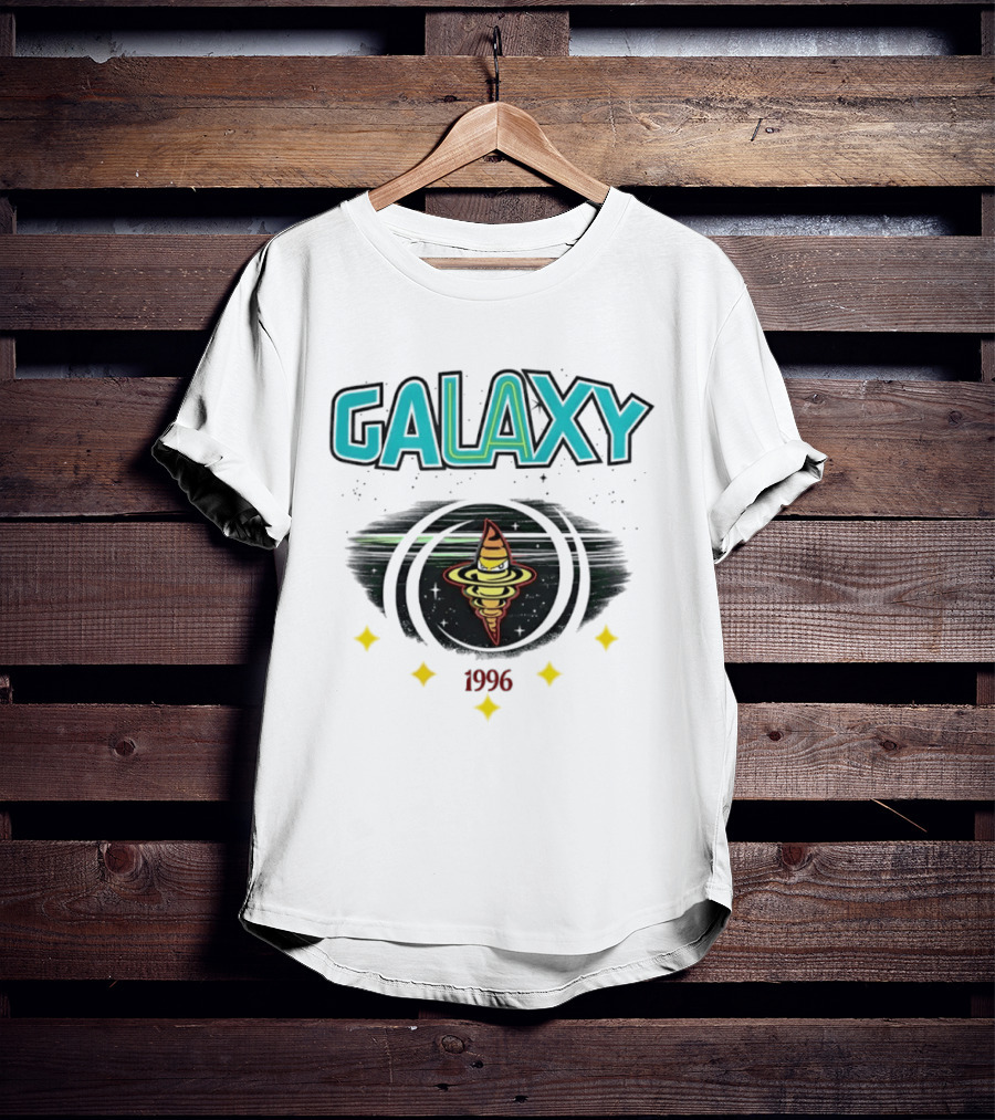 LA Galaxy M&N X Culture Kings Our LA Our Galaxy 1996 Planet Spiral T-Shirt