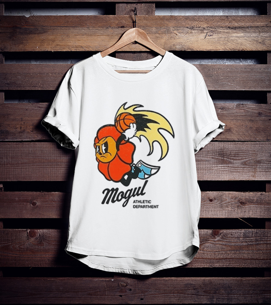 Mogul Athletic Department Dunking Character Basketball T-Shirt
