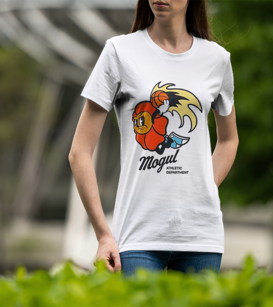 Mogul Athletic Department Dunking Character Basketball T-Shirt