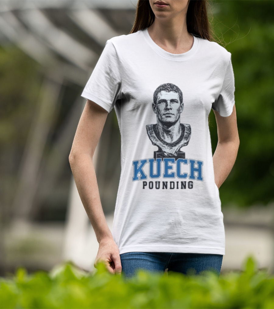 Carolina Panthers Kuech Pounding Hall Of Famer T-Shirt