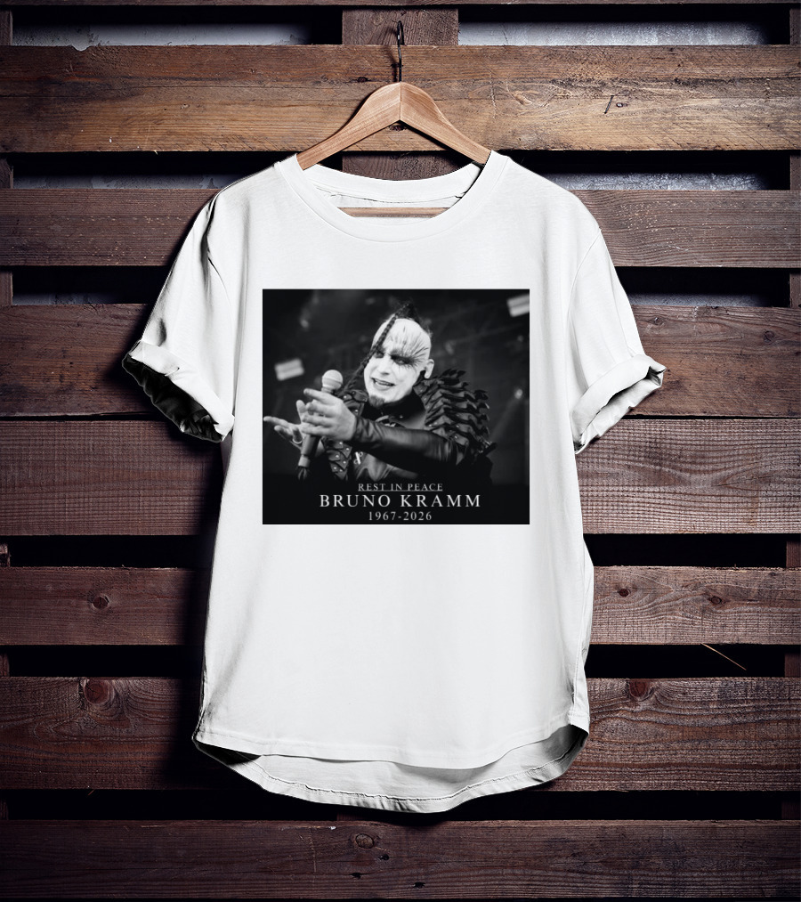 Rest In Peace Bruno Kramm 1967 2026 Musician Tribute Memorial T-Shirt