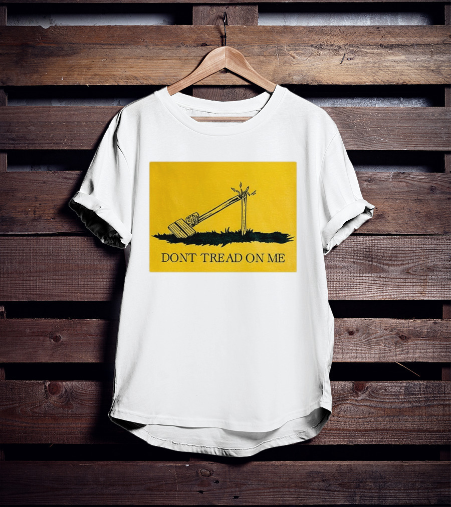 Destroyed Flock Camera Don't Tread On Me T-Shirt