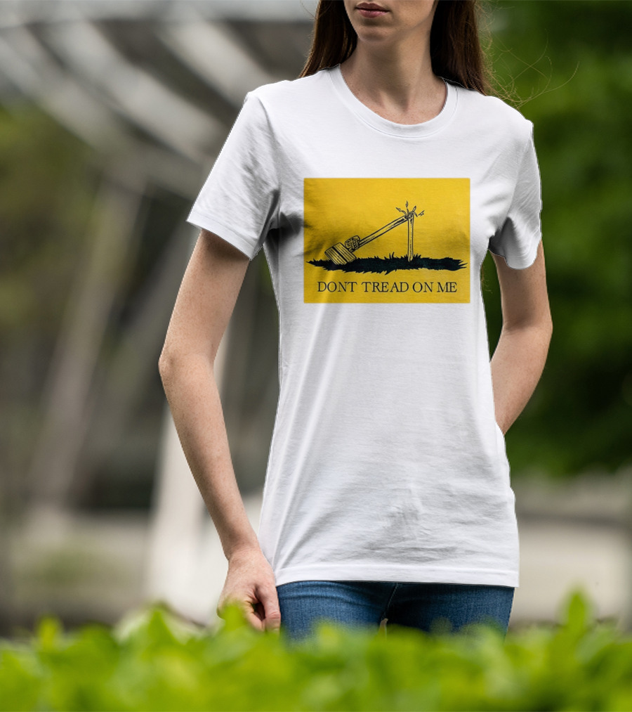 Destroyed Flock Camera Don't Tread On Me T-Shirt