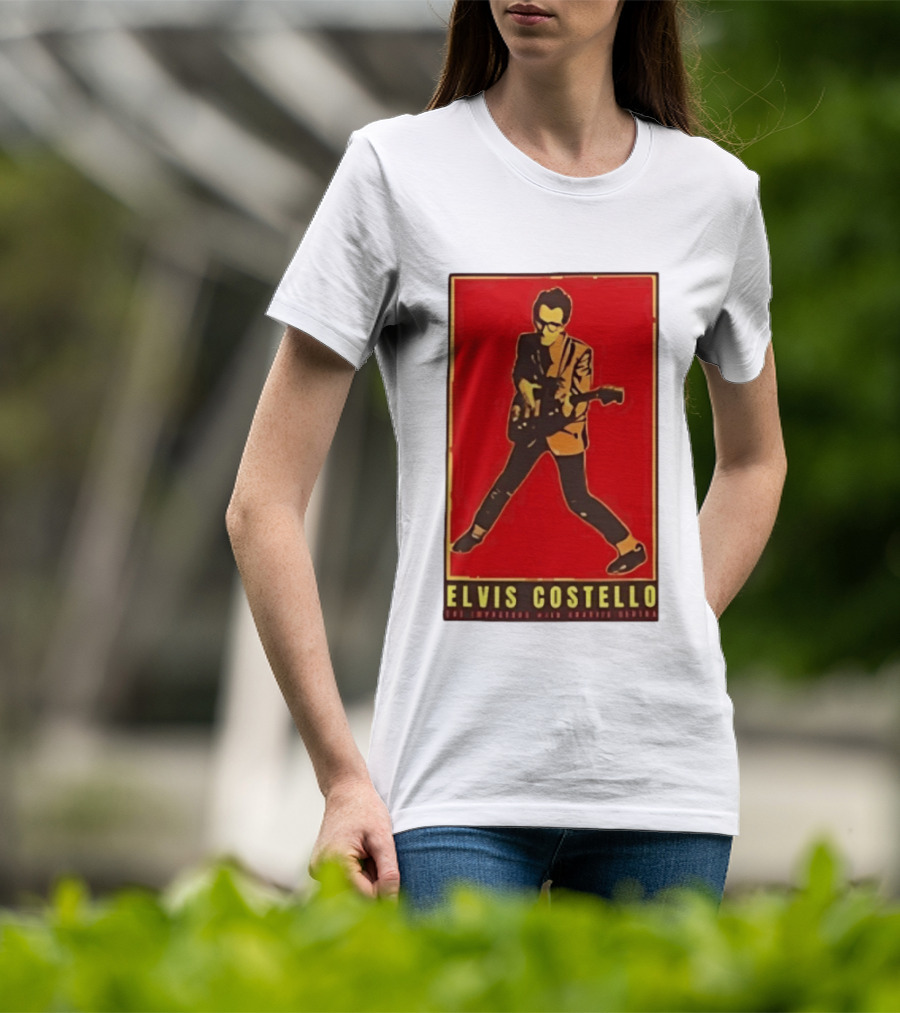Elvis Costello And The Im S With Charlie Sexton Vintage Music T-Shirt