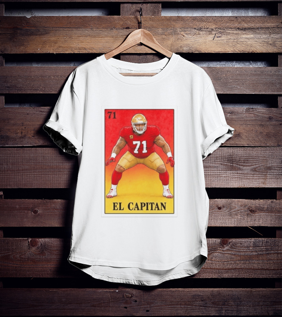 San Francisco 49ers 71 El Capitan Loteria Card NFL Football T-Shirt