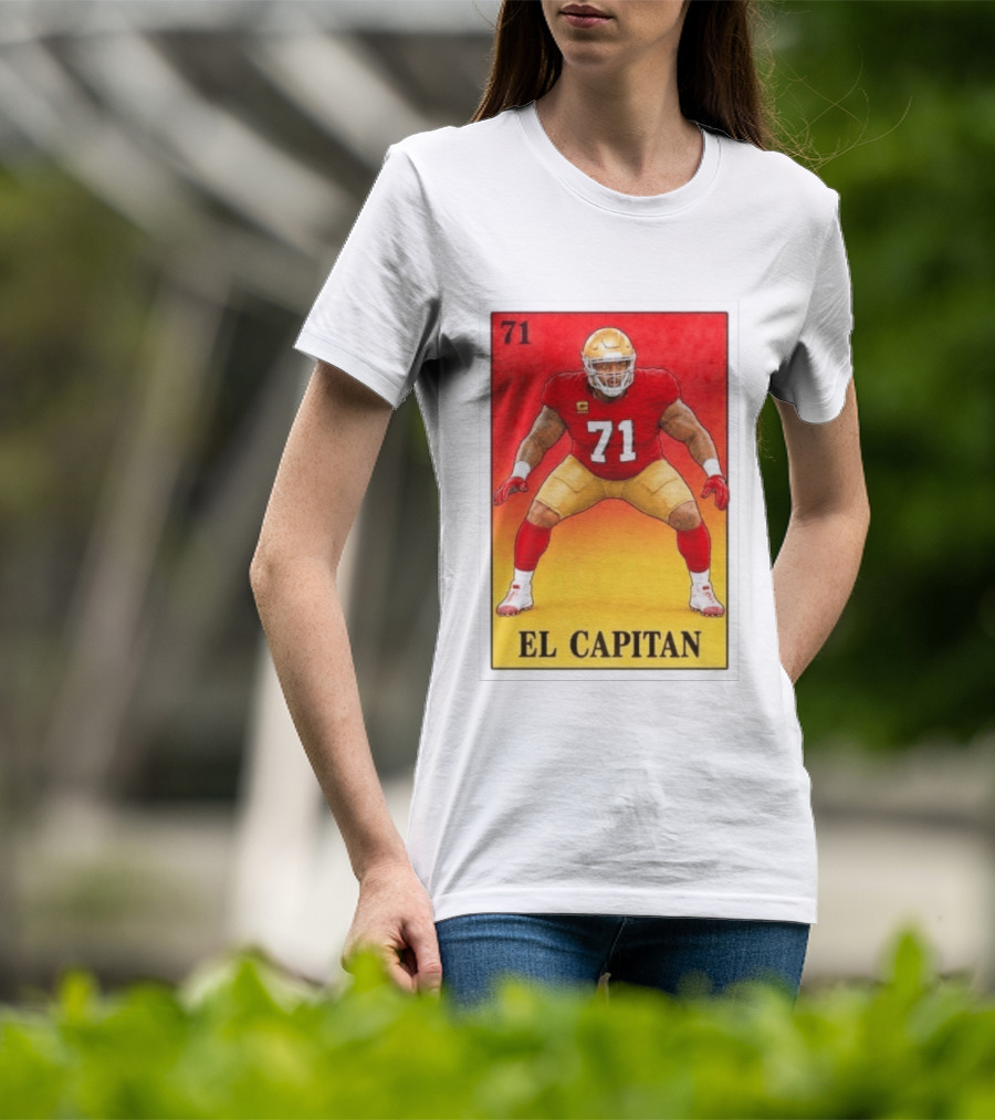 San Francisco 49ers 71 El Capitan Loteria Card NFL Football T-Shirt