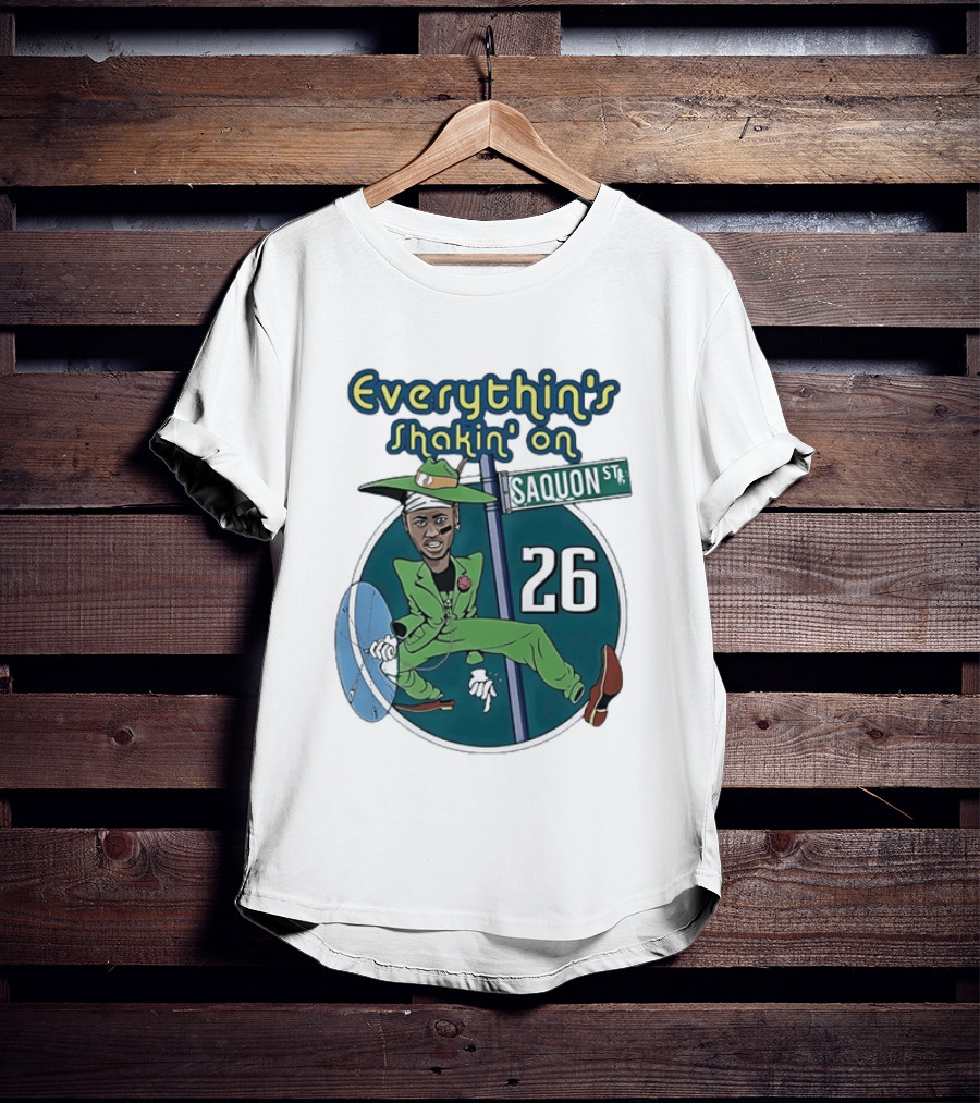 Saquon Barkley Everythin's Shakin' On Saquon St 26 T-Shirt