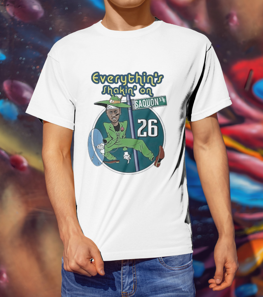 Saquon Barkley Everythin's Shakin' On Saquon St 26 T-Shirt