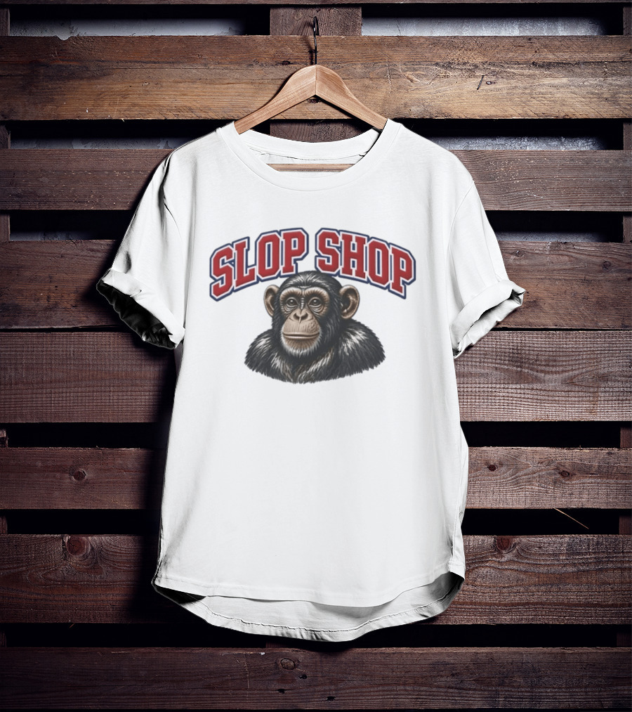 SLOP SHOP Chimpanzee Primate Monkey Animal T-Shirt
