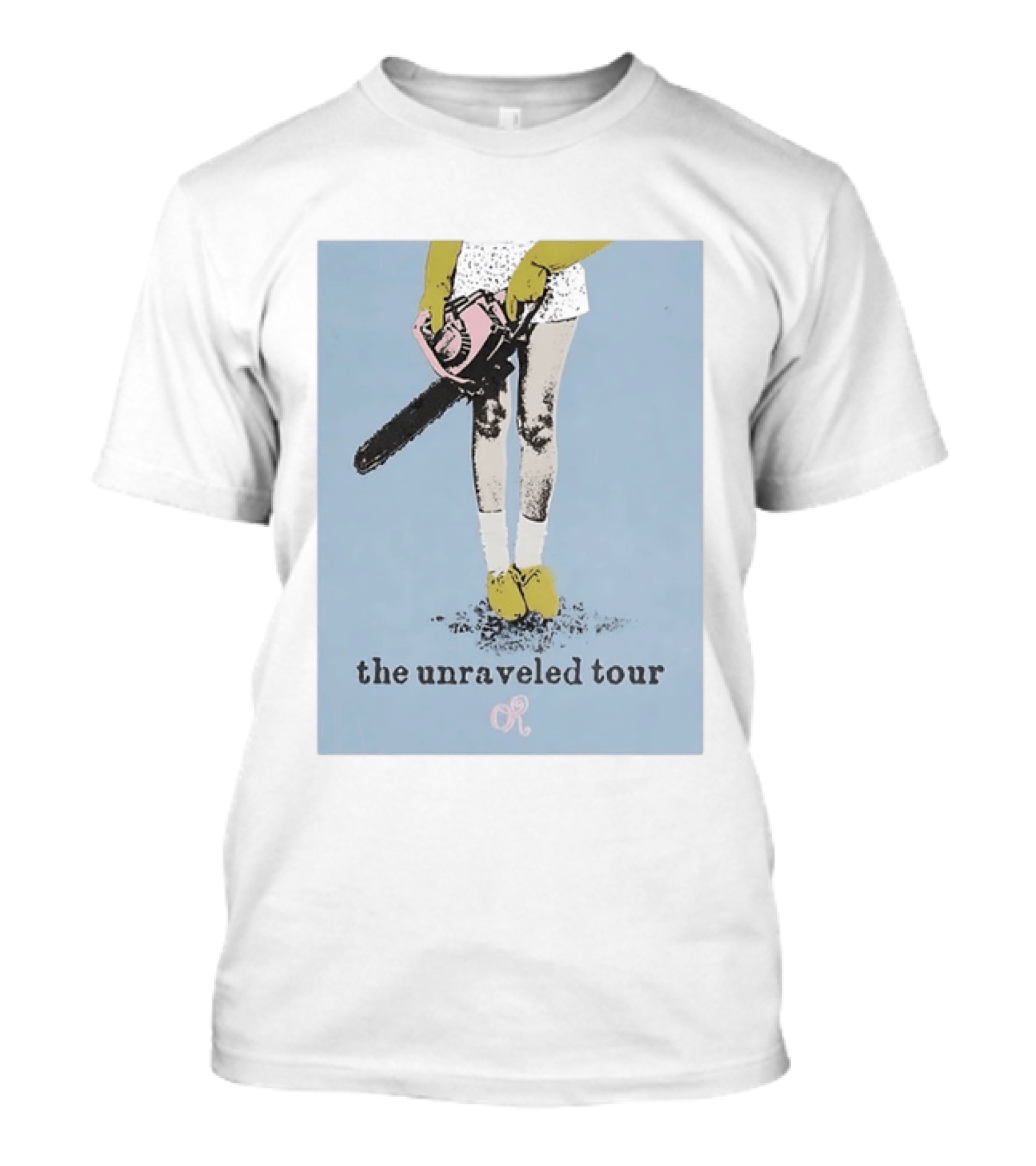 The Unraveled Tour Chainsaw Illustration OR OR Concert Music T-Shirt