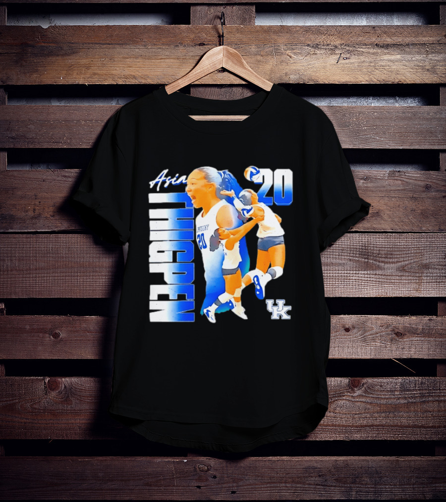 Asia Thigpen Kentucky Volleyball 20 UK Wildcats T-Shirt
