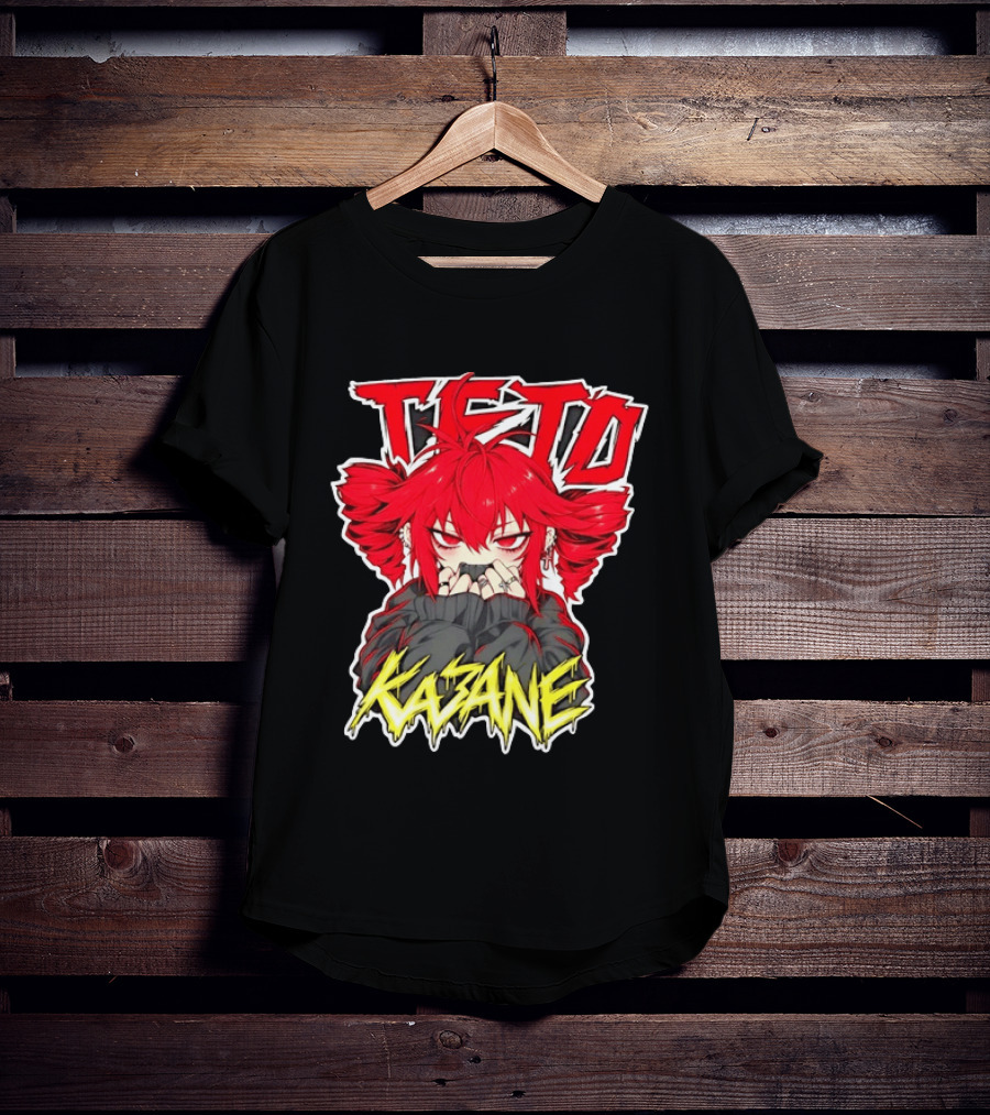 Teto Kasane Vocaloid Anime Manga Character Fan T-Shirt
