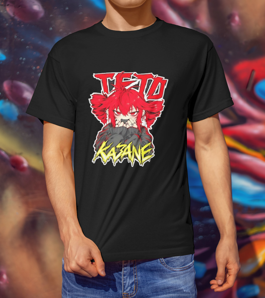 Teto Kasane Vocaloid Anime Manga Character Fan T-Shirt