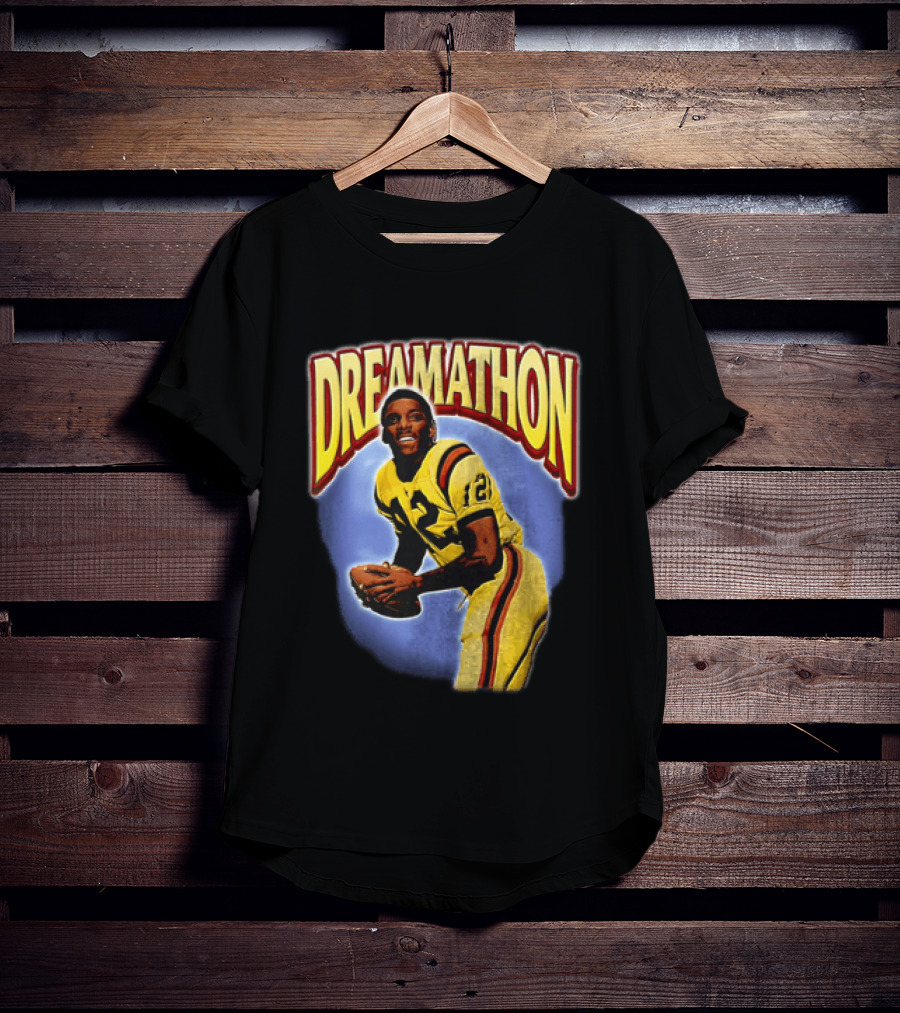 Doug Williams Dreamathon Black Knights 12 Throwing Football T-Shirt