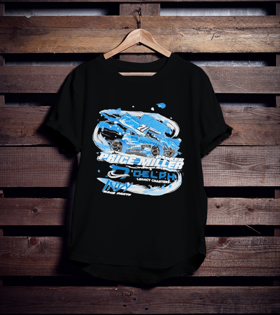 Parker Price Miller Delph Legacy Charters 21 Indy Race Parts Sprint Car T-Shirt