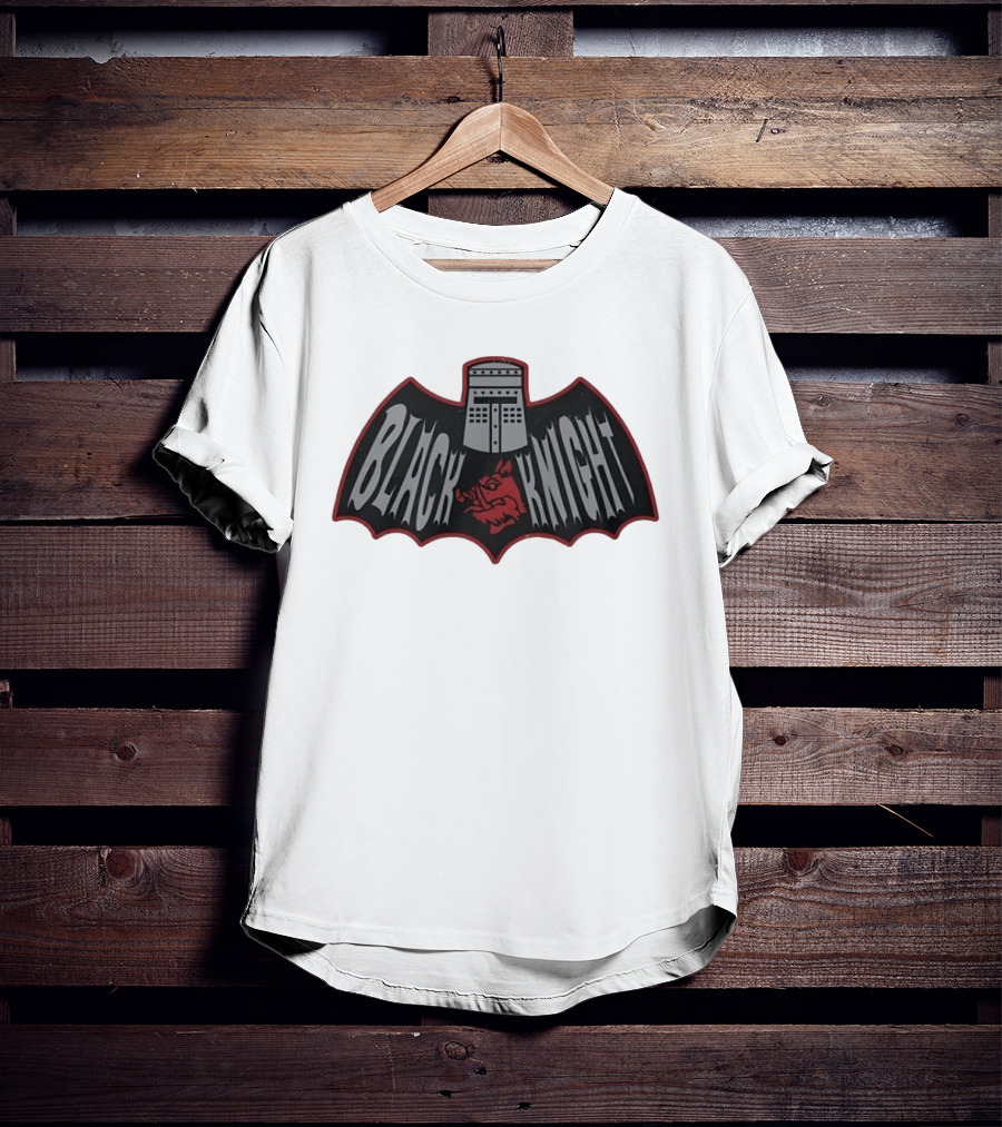 Black Knight Helmet Boar Medieval T-Shirt