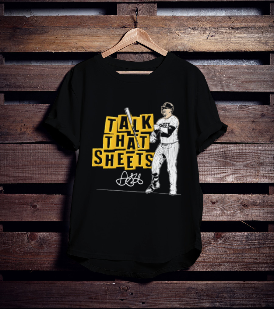 San Diego Padres Fernando Tatis Jr Talk That Sheets Baseball Player Batting Pose 23 T-Shirt