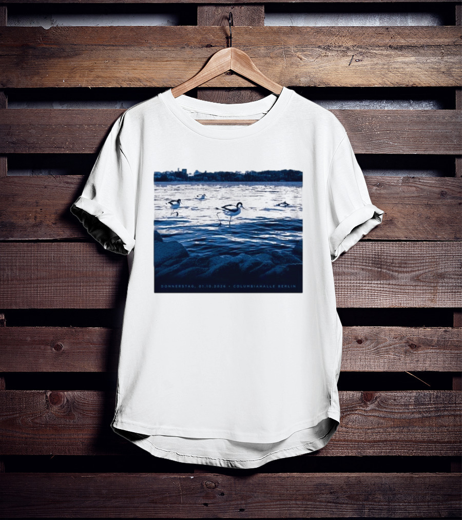 Donnerstag 01.10.2026 Columbiahhalle Berlin Death Cab For Cutie Birds By Water T-Shirt