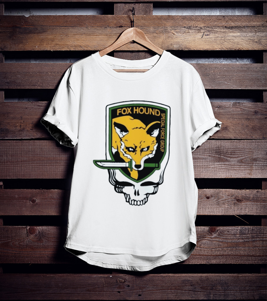 Fox Hound Special Force Group Grateful Dead Steal Your Face Patch T-Shirt