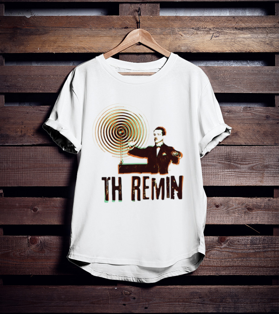 Theremin Electronic Music Leon Theremin Playing Instrument T-Shirt
