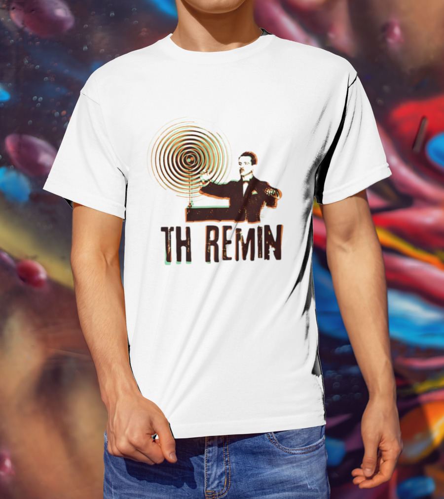 Theremin Electronic Music Leon Theremin Playing Instrument T-Shirt
