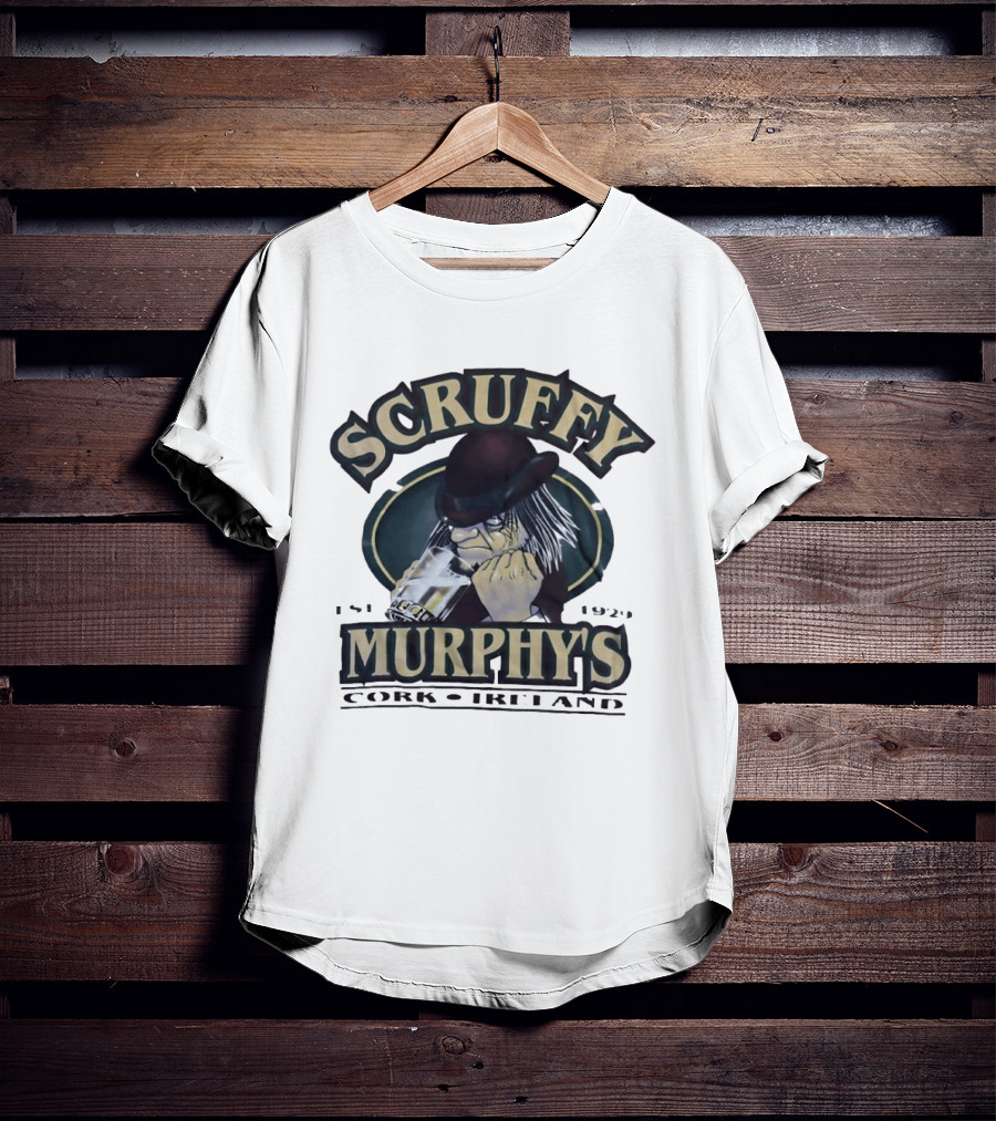 Scruffy Murphys Cork Ireland Est 1929 Irish Pub Vintage Character With Beer T-Shirt