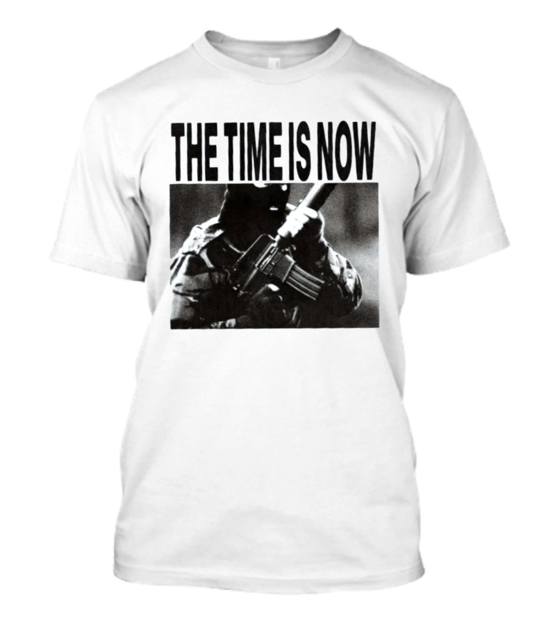 The Time Is Now Soldier Bootleg Military T-Shirt