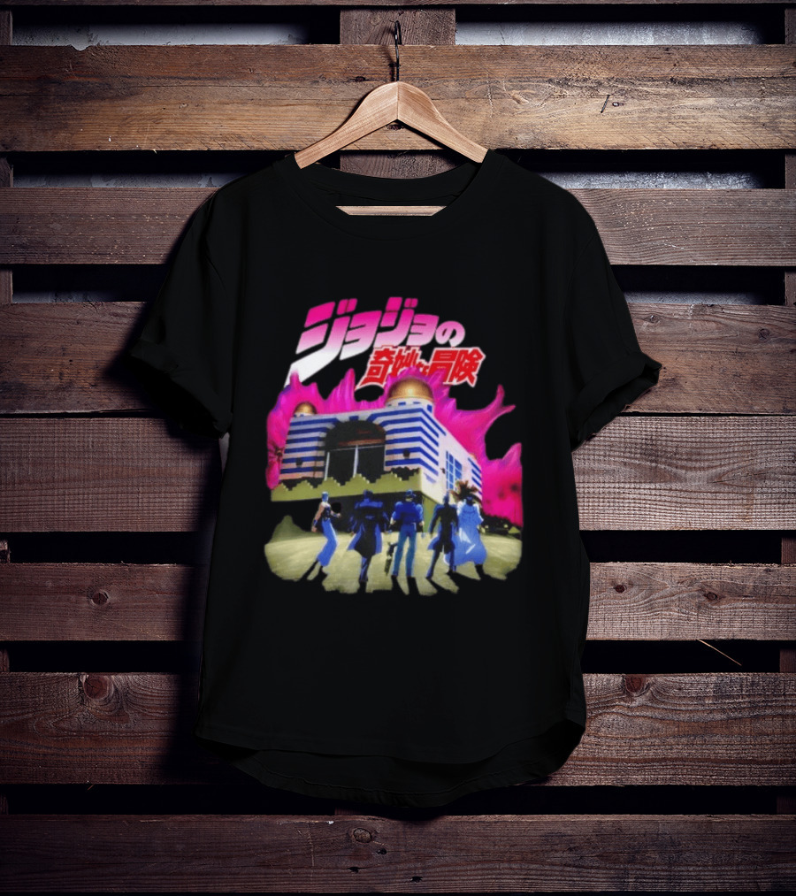 JoJo's Bizarre Adventure Stardust Crusaders Dio's Mansion Kanji T-Shirt