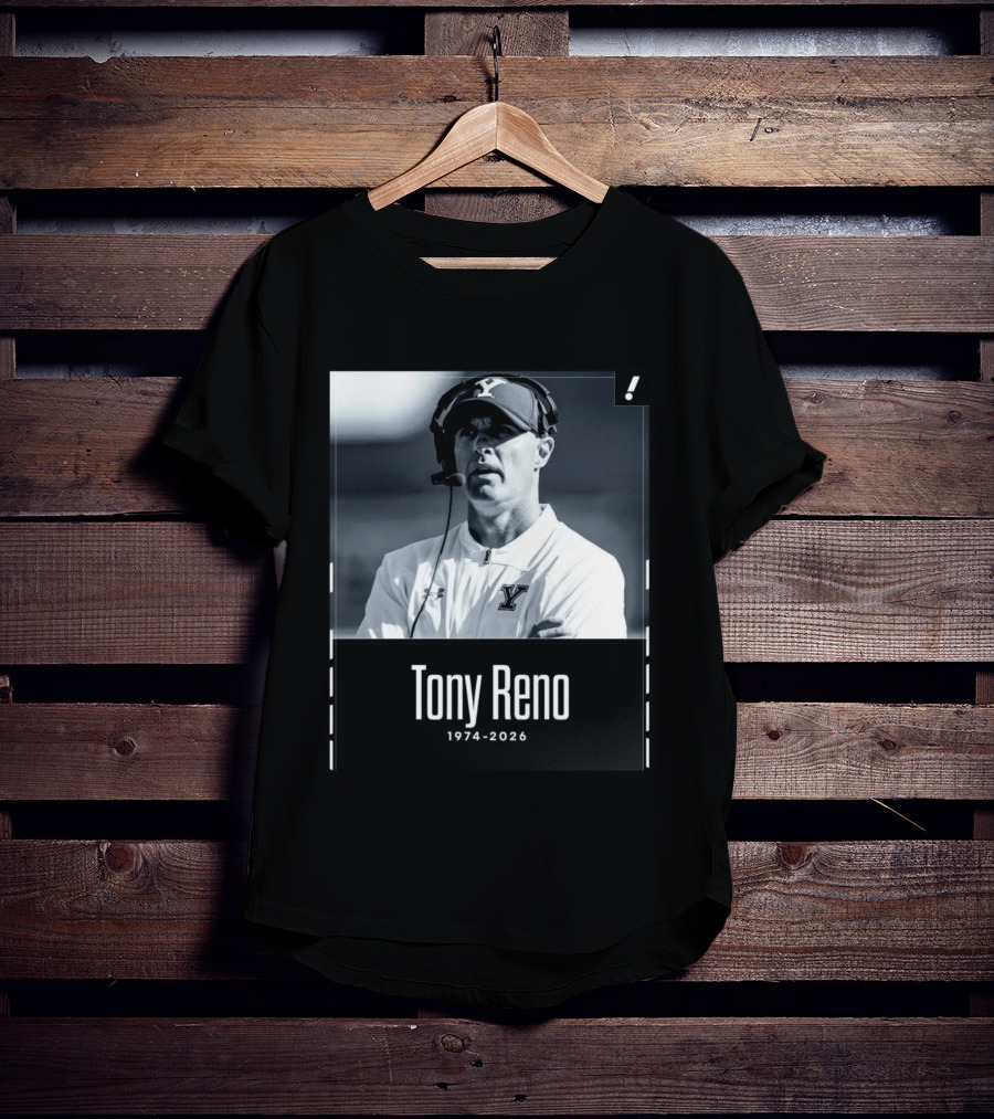 Tony Reno 1974 2026 Yale Coach Memorial T-Shirt