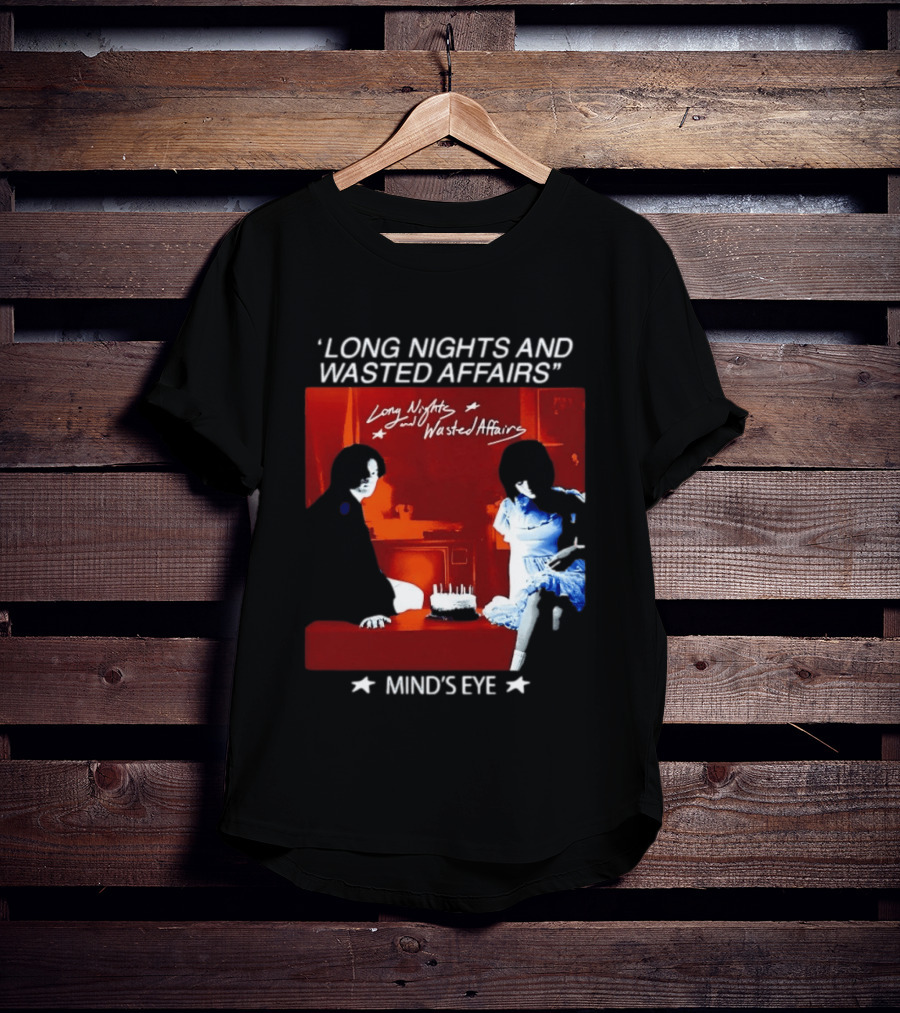 Long Nights And Wasted Affairs Mind's Eye Vintage Party Scene T-Shirt