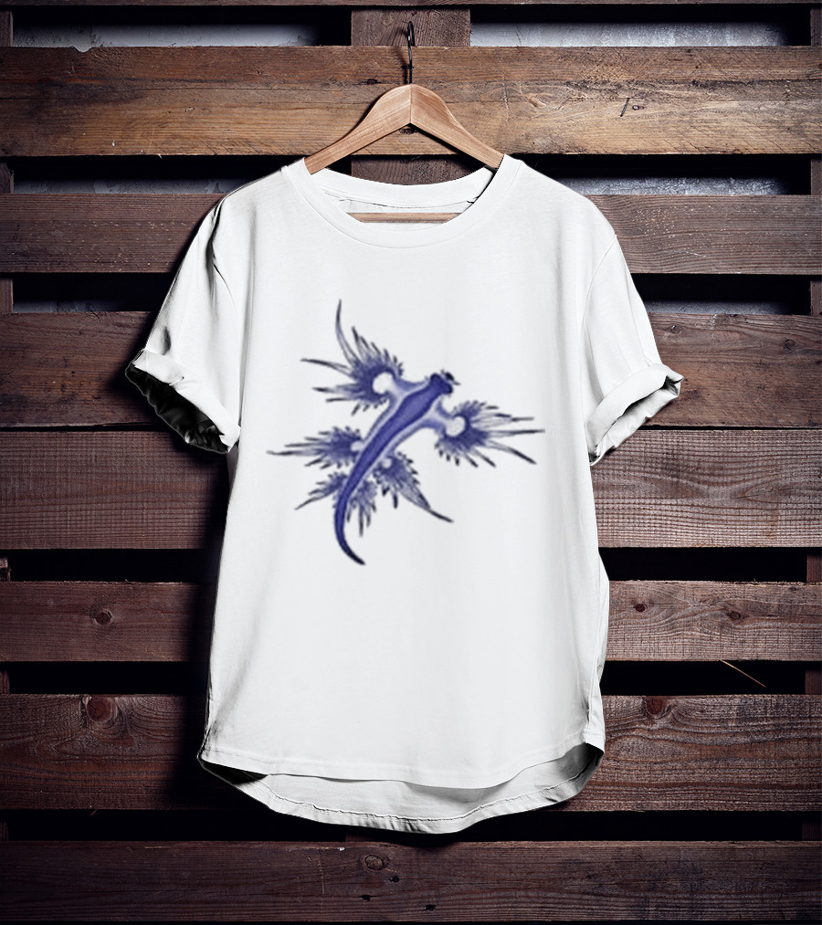 Blue Dragon Sea Slug Glaucus Atlanticus Nature Beauty T-Shirt