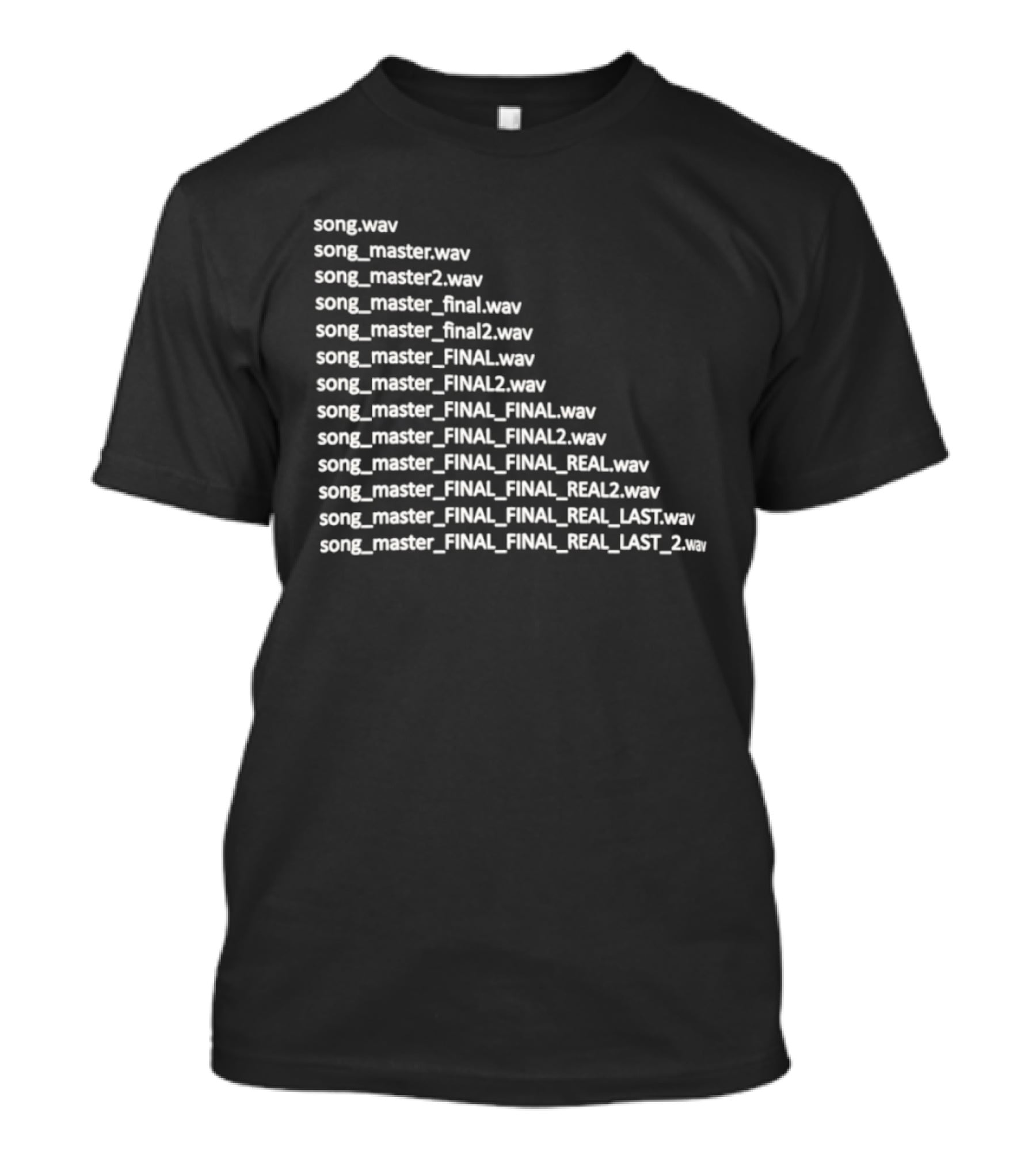 Song Master Final Evolution Real Last File Naming Wave Humor T-Shirt