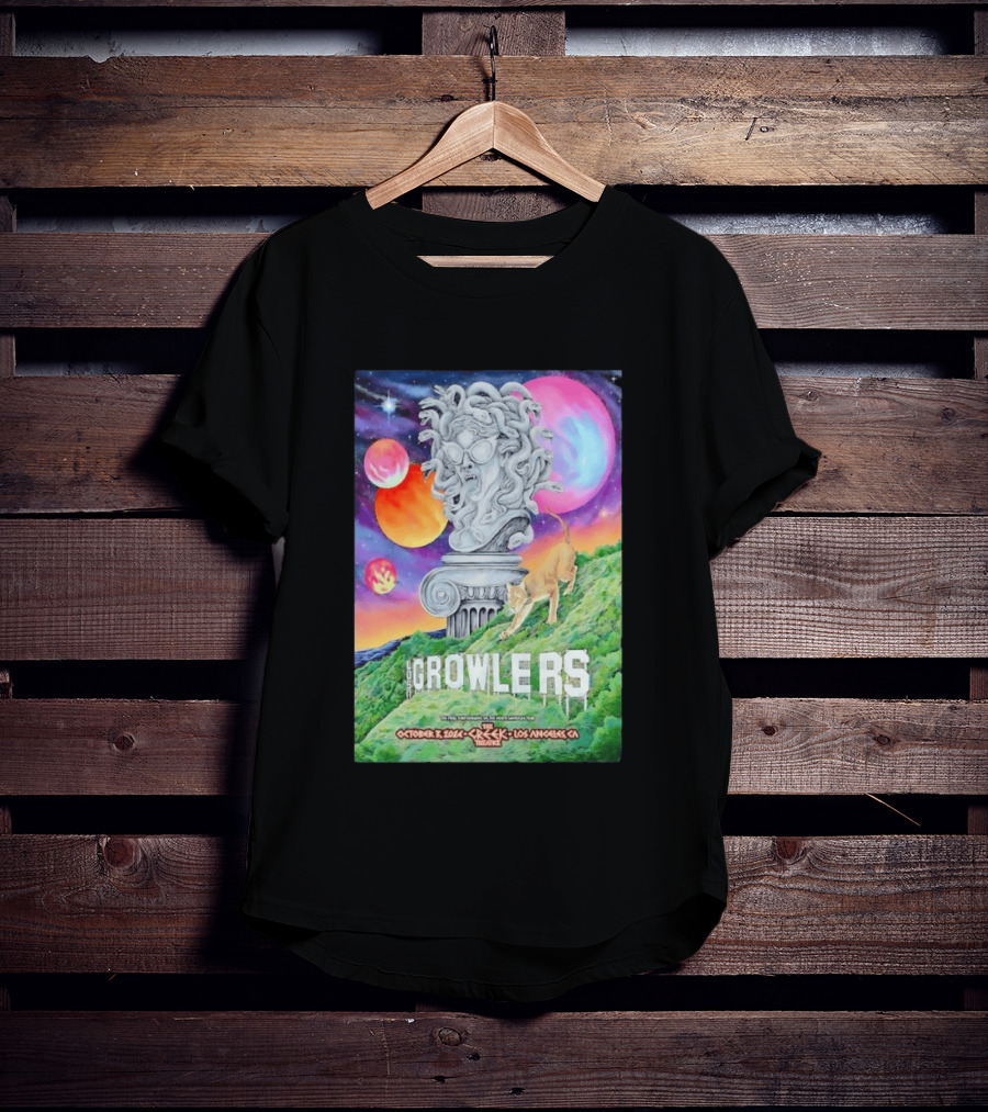 Los Growlers Final Performance Greek Theatre Los Angeles October 3 2024 Statue And Lion T-Shirt