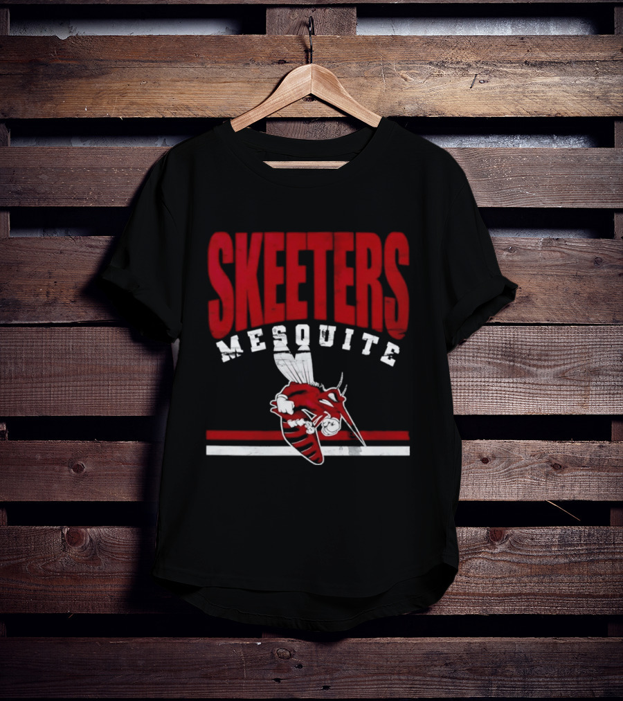 Mesquite Skeeters Distressed Baseball Texas T-Shirt