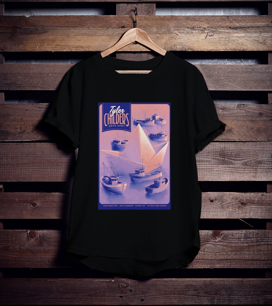 Tyler Childers Snipe Hunt Climate Pledge Arena Seattle Washington October 3 2026 With Special Guest Vermescal T-Shirt