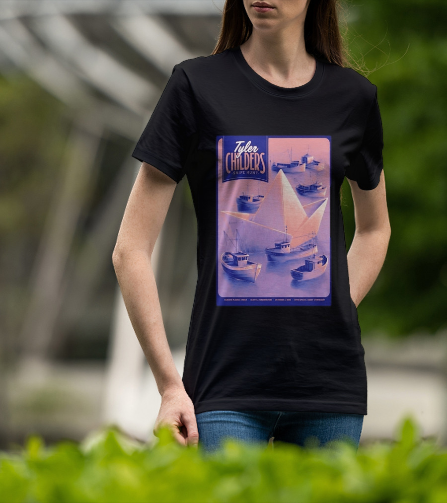 Tyler Childers Snipe Hunt Climate Pledge Arena Seattle Washington October 3 2026 With Special Guest Vermescal T-Shirt