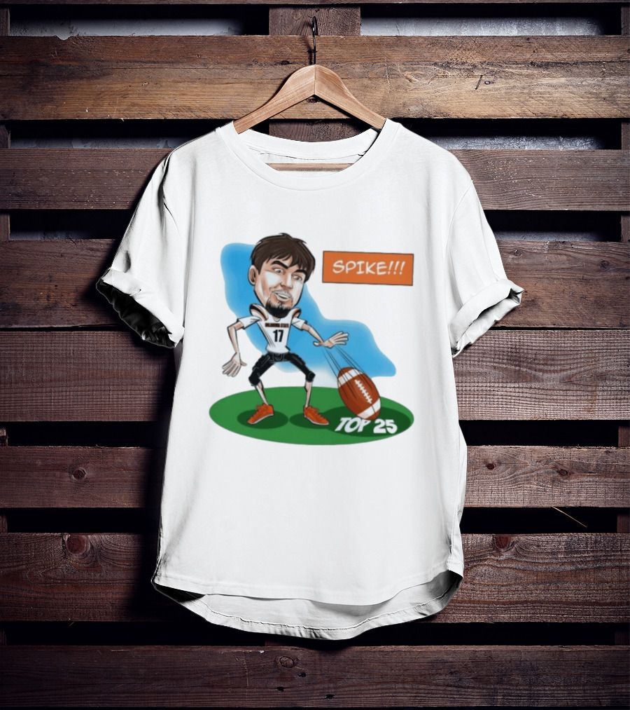 Spike Top 25 Drew Mestemaker Oklahoma State Cowboys Pokes T-Shirt