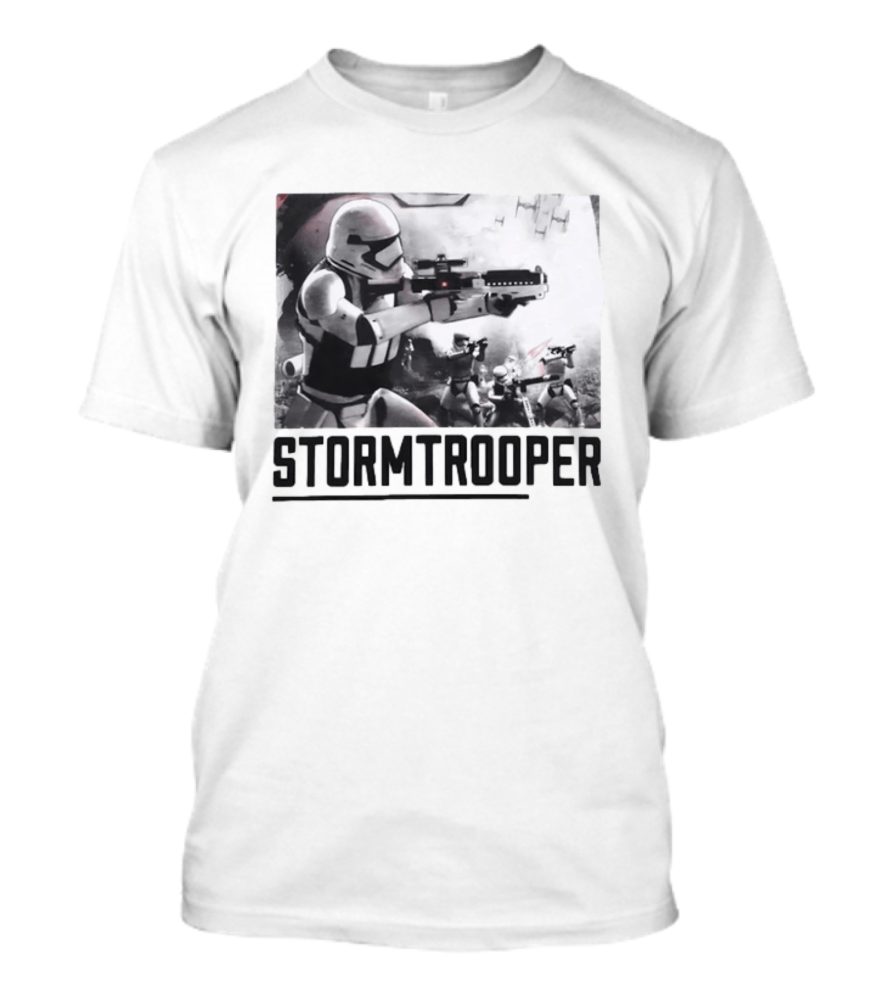 First Order Stormtrooper Star Wars Empire Battle Scene T-Shirt