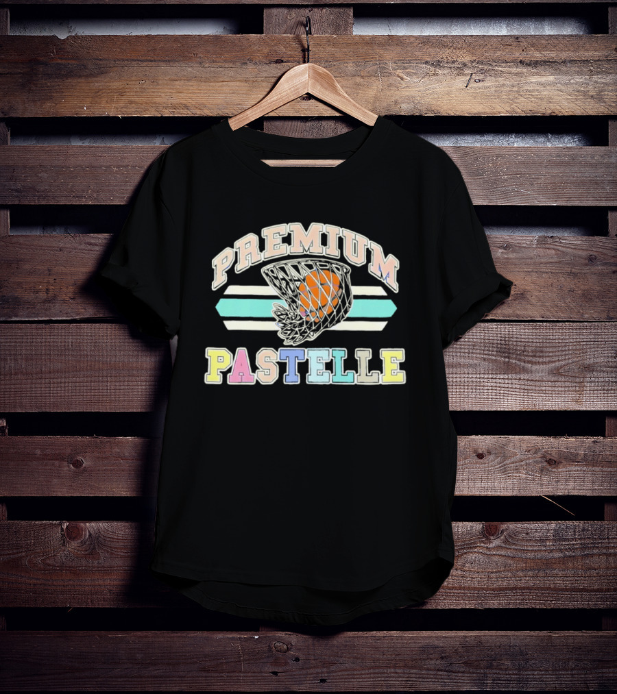 PREMIUM PASTELLE Basketball Hoops Pastel T-Shirt