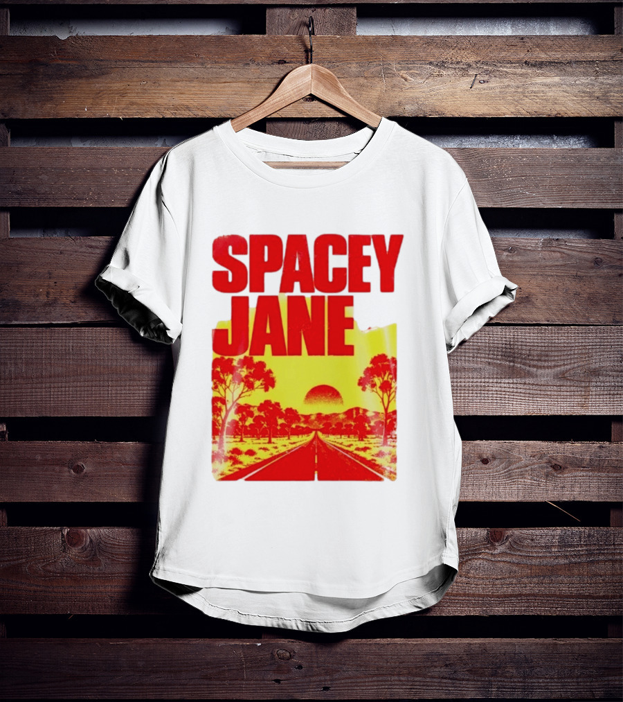 Spacey Jane Live Tour Australian Outback Sunset Scene T-Shirt