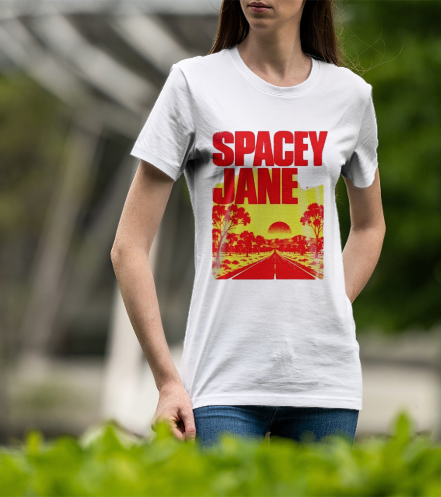 Spacey Jane Live Tour Australian Outback Sunset Scene T-Shirt