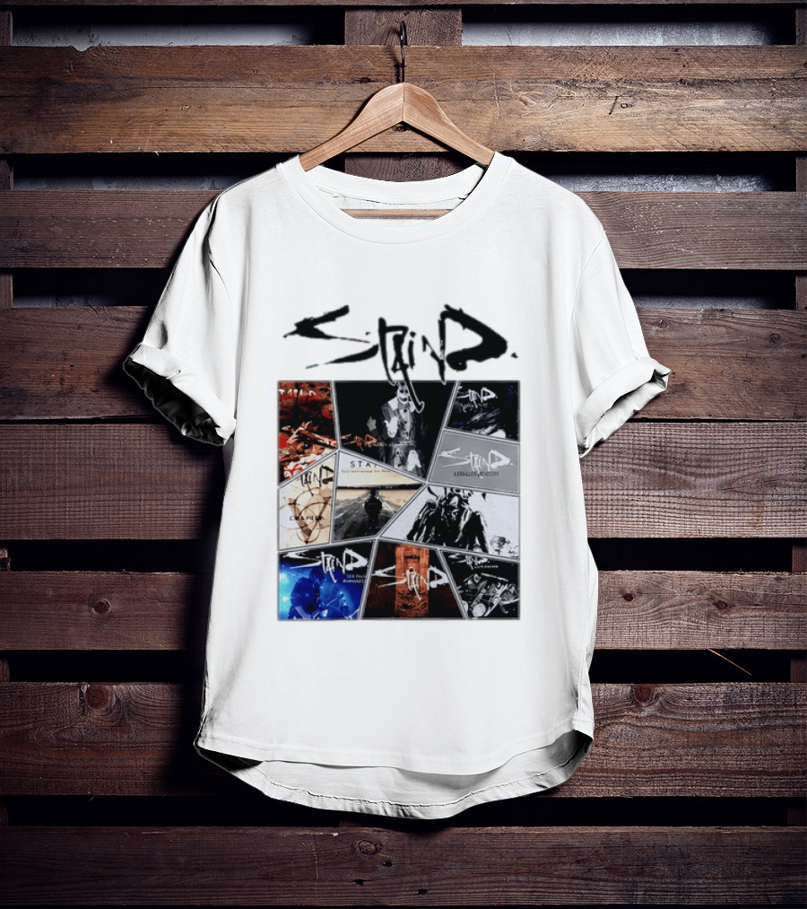 Staind Album Covers Collection Alternative Metal Band T-Shirt