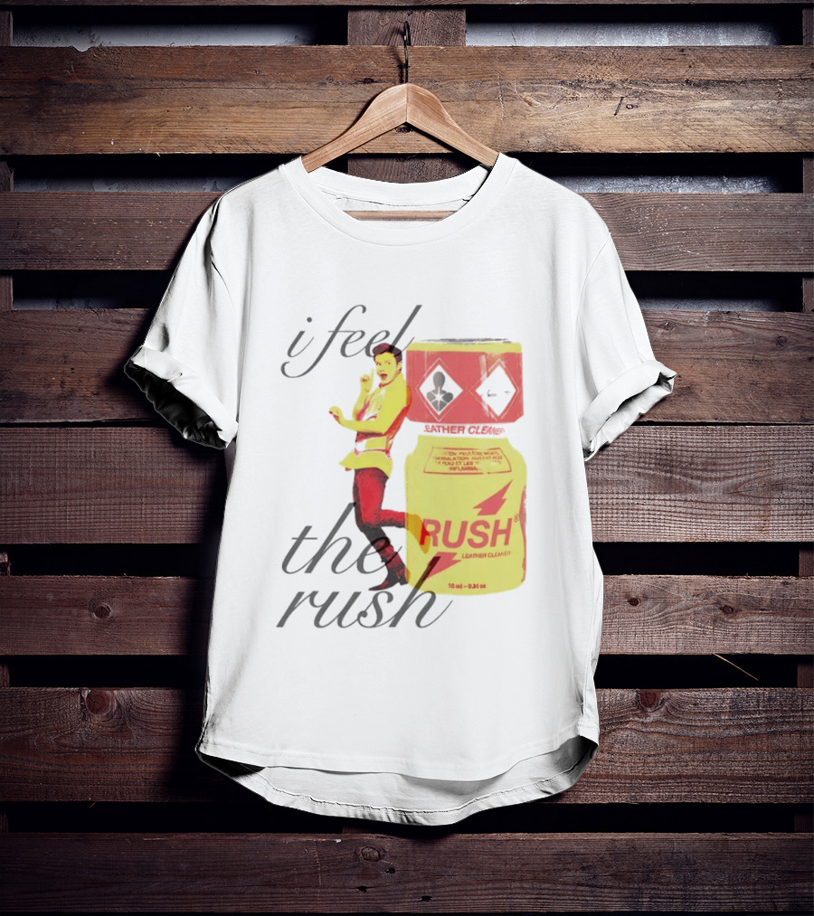 I Feel The Rush Leather Cleaner Chris Colfer T-Shirt