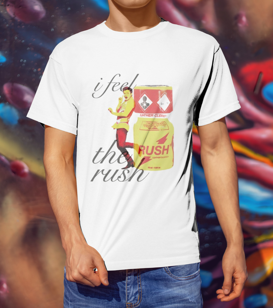 I Feel The Rush Leather Cleaner Chris Colfer T-Shirt