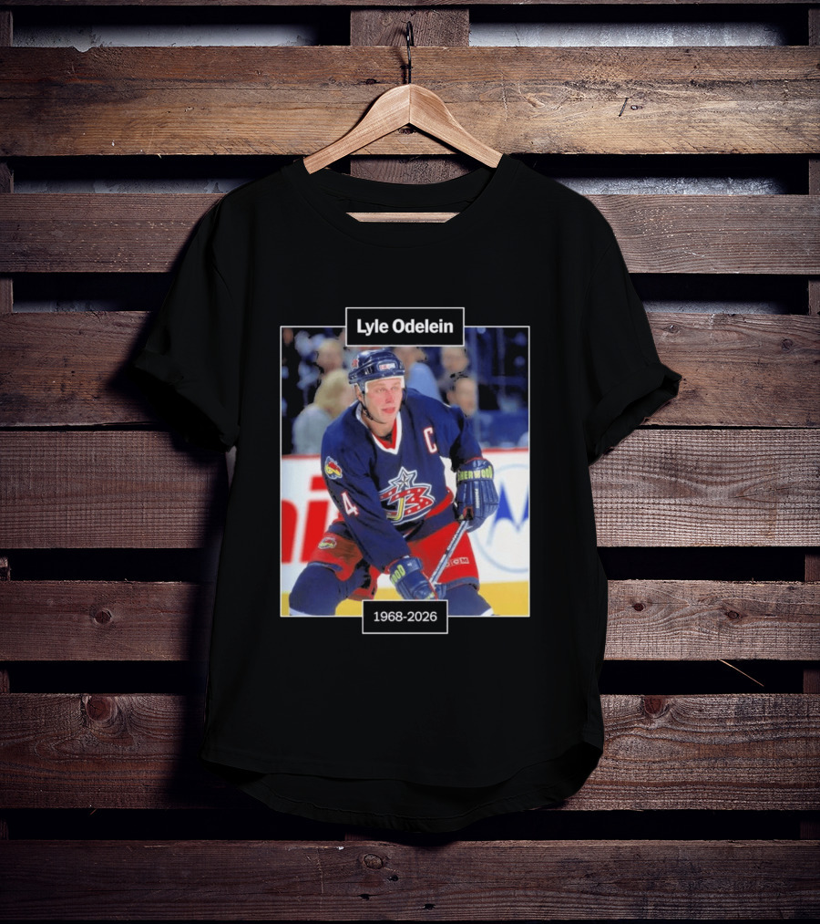 Lyle Odelein Hockey Player 1968 2026 Memorial T-Shirt