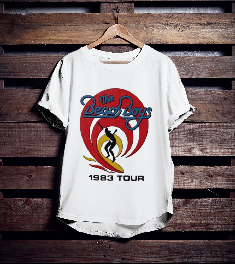 The Beach Boys 1983 Tour Vintage Surf Iconic Music Event T-Shirt