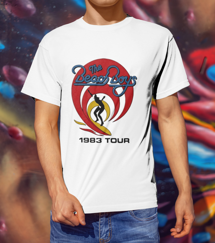 The Beach Boys 1983 Tour Vintage Surf Iconic Music Event T-Shirt
