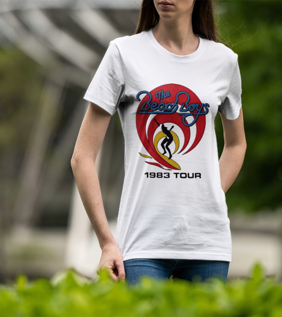 The Beach Boys 1983 Tour Vintage Surf Iconic Music Event T-Shirt