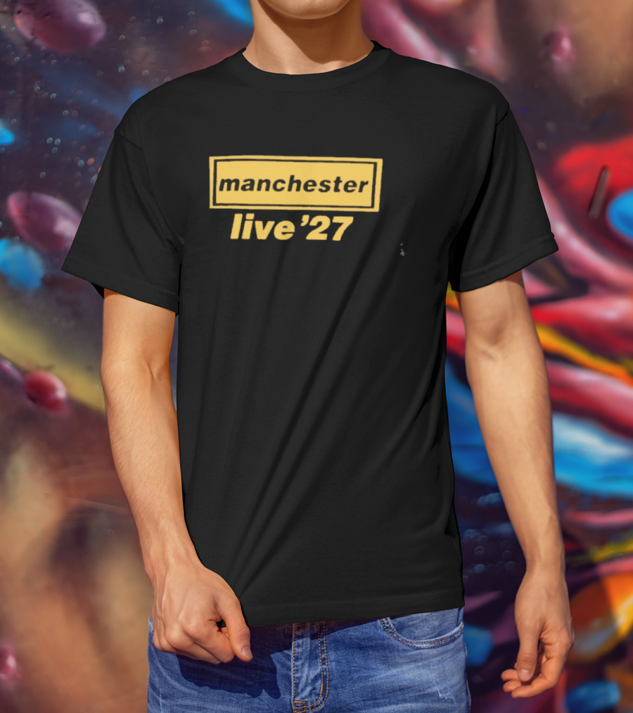 Oasis Manchester Live 27 Vintage Concert T-Shirt