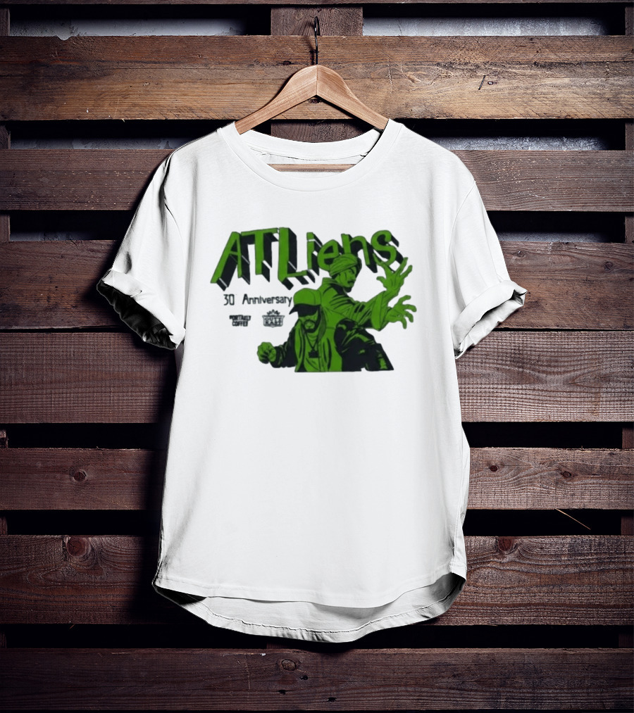 Outkast ATLiens 30th Anniversary Portaely Coffee Hip Hop Legends 90s Rap T-Shirt